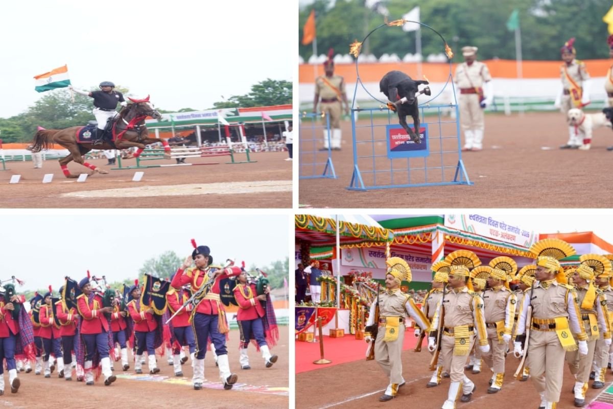 Raipur Independence Day Horse Show and Dog Squad Performance: रायपुर में स्वतंत्रता दिवस पर दिखा अद्भुत नजारा: हॉर्स शो, महिला बैंड की धुनों और डॉग स्क्वाड ने किया रोमांचित