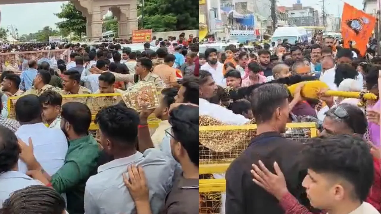 Ujjain Crowd: उज्जैन में नागचंद्रेश्वर मंदिर के बाहर भीड़ का दबाव बढ़ा, भगदड़ जैसे हालात; दो श्रद्धालु अस्पताल में भर्ती