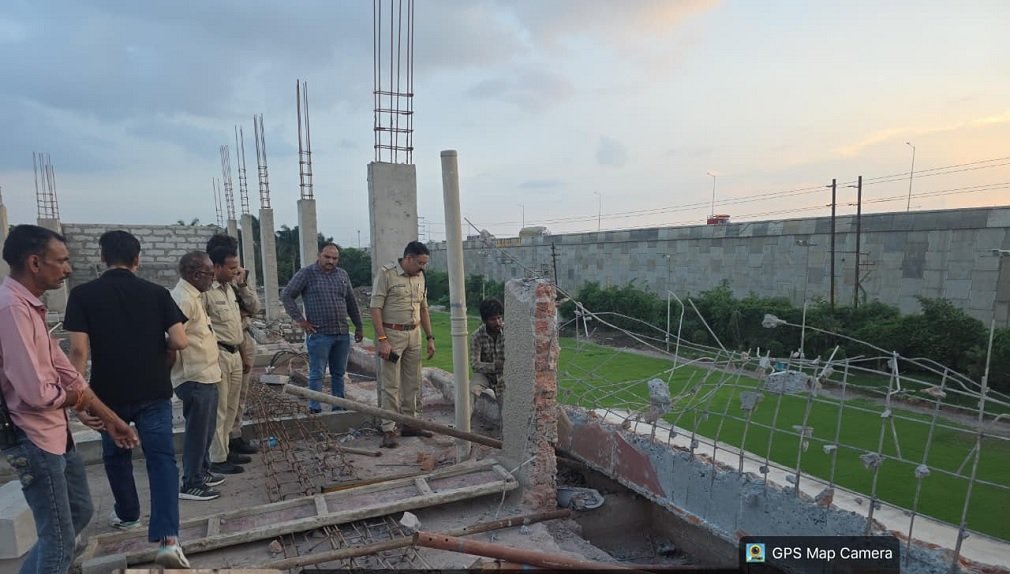 Indore News: गार्डन के रिनोवेशन के दौरान हादसा,,भाभी की मौत, देवर घायल
