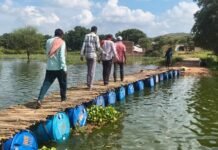 Tikamgarh News:तीन साल से क्षतिग्रस्त पुलिया पर, ग्रामीणो ने निजी ख़र्च पर वनाया जुगाडू पुल Tikamgarh News: