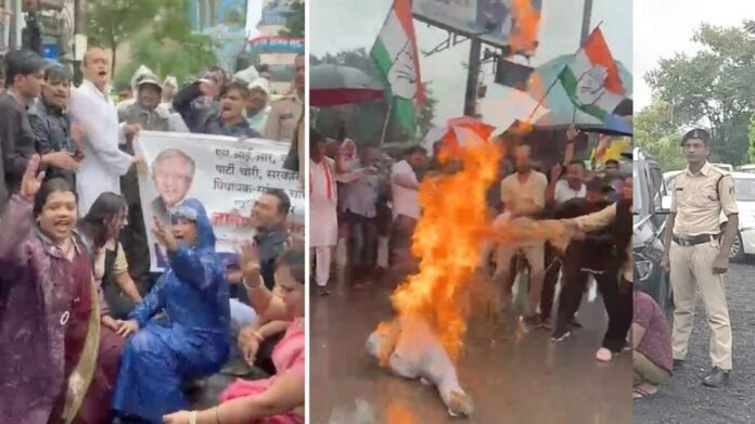 Raipur Congress Protest: Raipur Congress Protest: