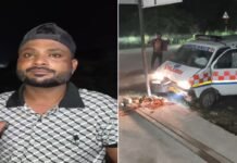 Raigarh Drunk Ambulance Crash: अनियंत्रित एंबुलेंस मेडिकल स्टोर में घुसी; नशे में धुत मिला चालक, बाल-बाल बचे लोग