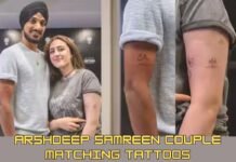 Arshdeep Samreen Couple Matching Tattoos: अर्शदीप-समरीन का इश्क वाला लव; हाथों में बनवाया एक-दूसरे के नाम का टैटू