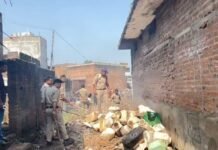 Tikamgarh Kotwali Police Action: टीकमगढ़ में अवैध शराब ठिकानों पर पुलिस का छापा; महुआ लहान और कच्ची शराब नष्ट