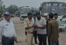 MP News: यातायात पुलिस का बसों पर शिकंजा, 8 के चालान काटे; ₹4 हजार समन शुल्क वसूला, एक बस थाने में खड़ी