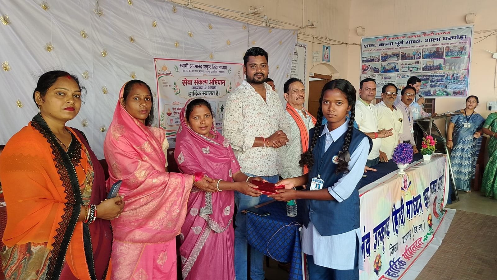 Seva Sankalp Abhiyan Gharghoda: कन्या शाला घरघोड़ा में सेवा संकल्प अभियान की धूम, दीप प्रज्वलन से हुई उत्सव की शुरुआत
