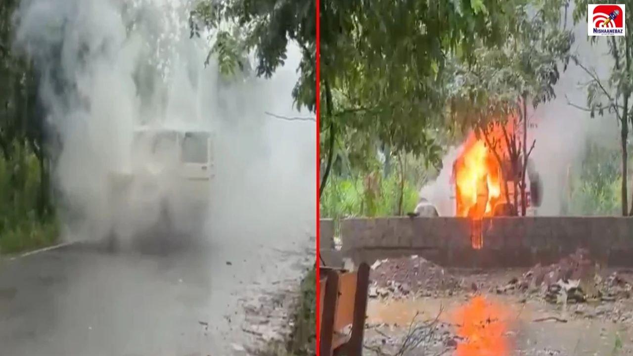 CG News: सुकमा में बड़ा हादसा टला! चलती पुलिस गाड़ी में अचानक लगी आग, कूदकर बचाई जवानों ने जान