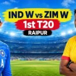 IND W vs ZIM W 1st T20