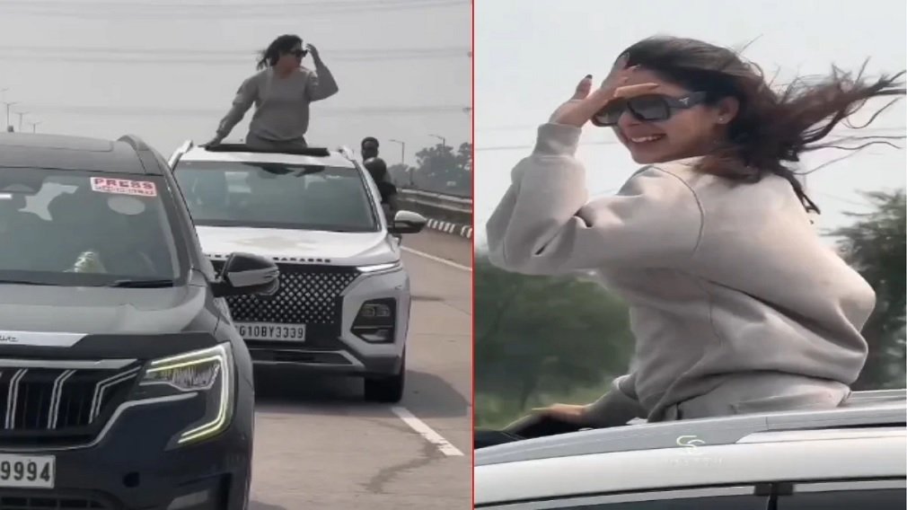 TV actress Adrija Roy : टीवी एक्ट्रेस अद्रिजा रॉय का वीडियो वायरल, चलती कार के सनरूफ से किया स्टंट!