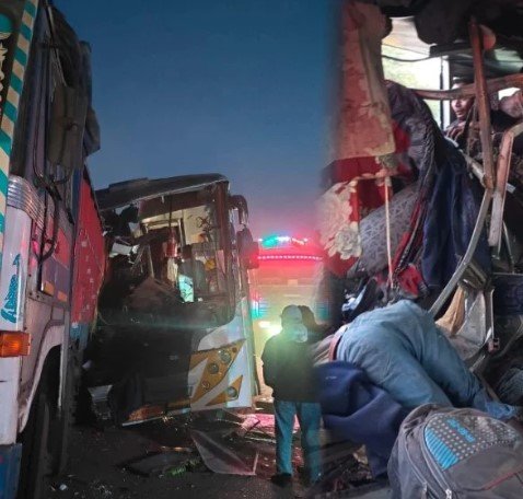 CG Accident News: रायपुर-बिलासपुर नेशनल हाईवे पर भीषण हादसा, खड़ी ट्रक में घुसी तेज रफ्तार बस, 3 यात्रियों की मौत, 10 घायल