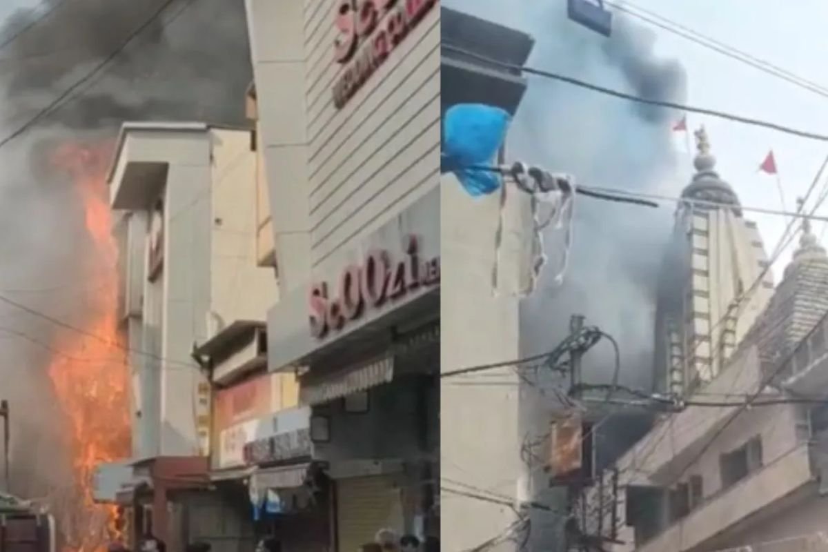Bhopal New Market Fire: भोपाल के न्यू मार्केट में भीषण आग, 5 दुकानें और 10 रेहड़ियां जलकर खाक