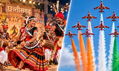 Chhattisgarh Rajyotsav 2026: राज्योत्सव पर आसमान में दिखेगा वायुसेना का दम, 2 नवंबर को सारंग टीम करेगी एयर शो