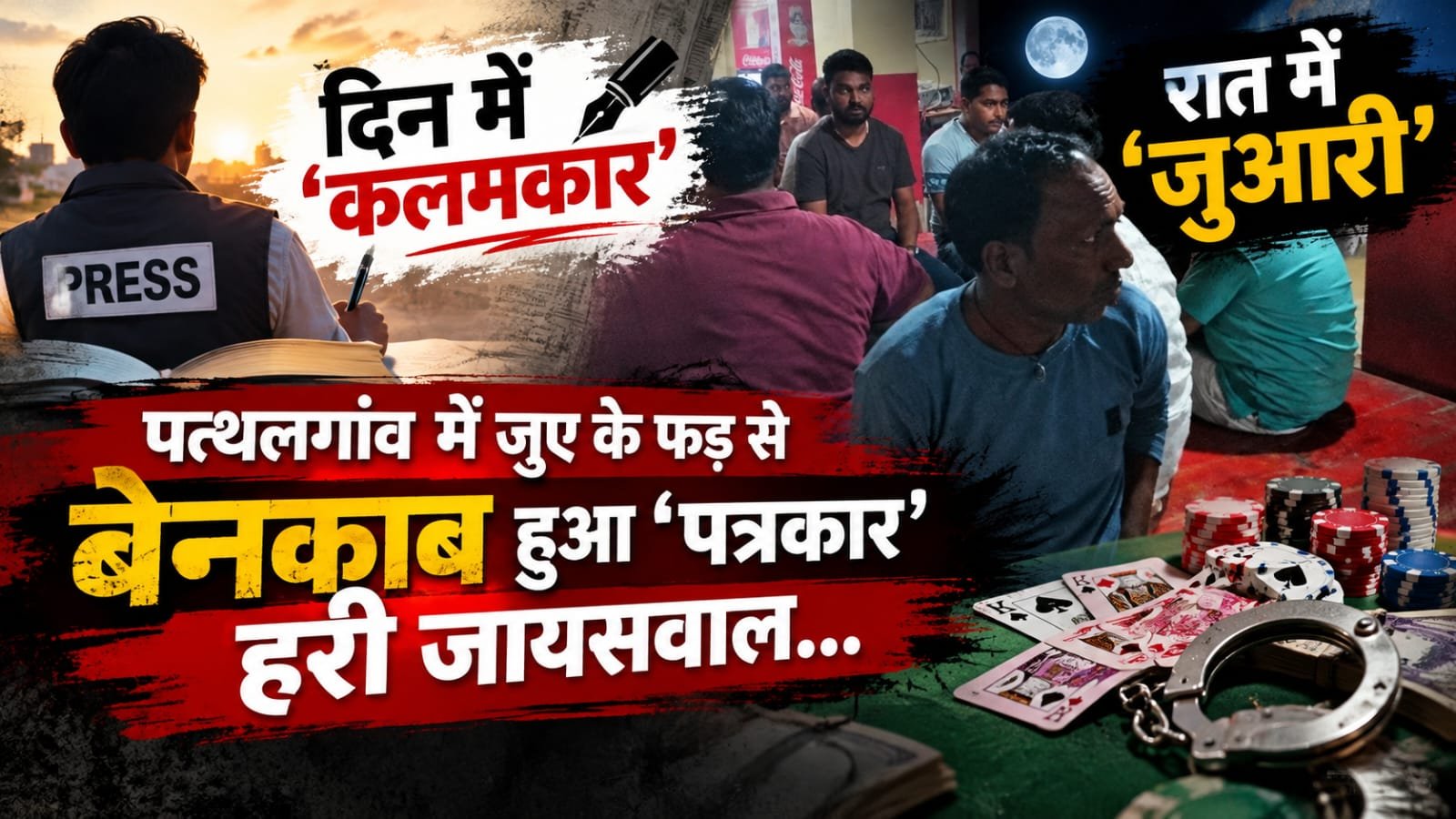 Journalist Arrested In Gambling Raid: Double Standards In Journalism: दिन में कलम और रात में ताश के पत्ते, जशपुर पुलिस के हत्थे चढ़े ‘कलमकार’ की करतूत से उठा पर्दा